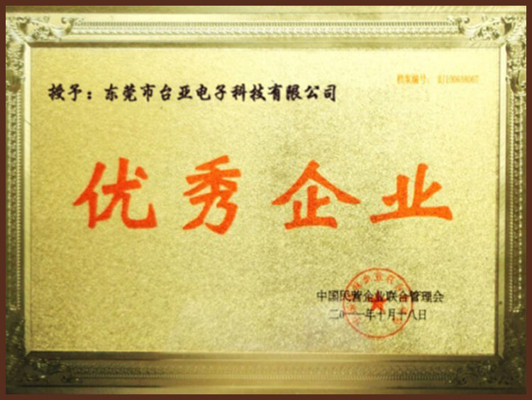 2011年优秀企业